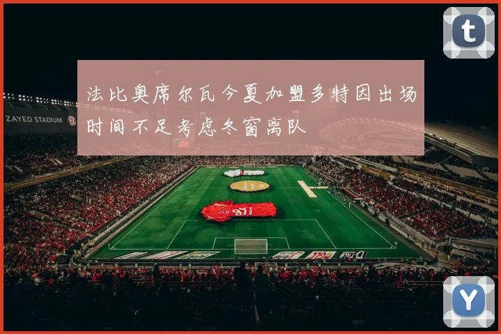 法比奥席尔瓦今夏加盟多特因出场时间不足考虑冬窗离队